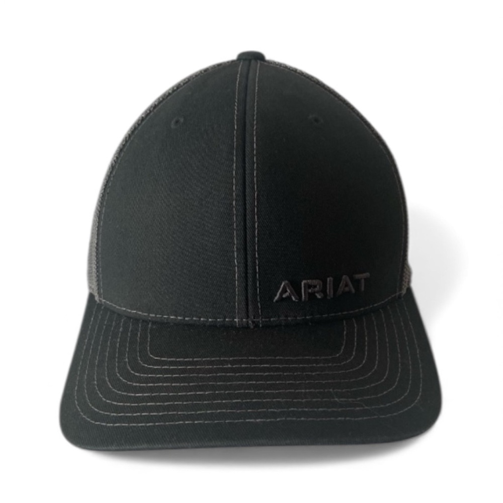 Ariat Black and Gray Mesh Cap